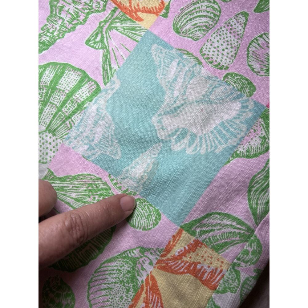 LILLY PULITZER (8) WHAT THE SHELL Patchwork-Capris-RESORTWEAR-Y2K-Classic-Luxury - Picture 10 of 14
